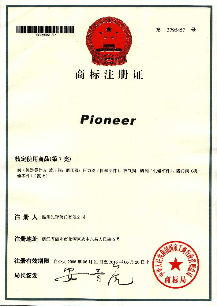PIONEER Trademark
