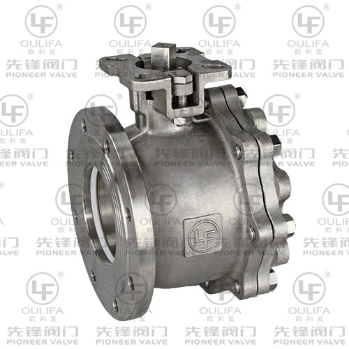 Wafer Type Flanged Ball Valve With ISO Pad PSQ72F DN150