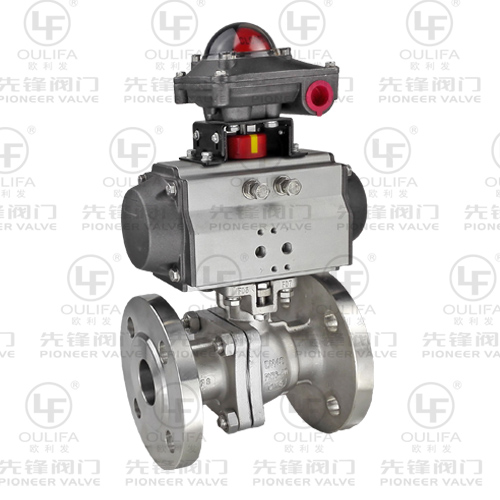 Direct Mounting Pneumatic Flanged Ball Valve PQ641F-16P